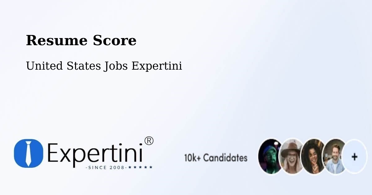 Resume Score & Job Description Match Tool – Wasco - United States Jobs Expertini